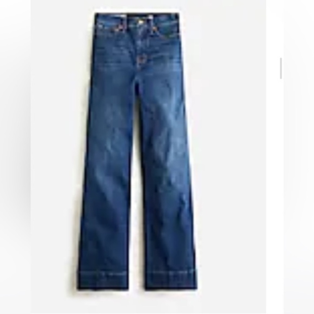 Jcrew Denim trouser in Wesly wash, NWT, size 35